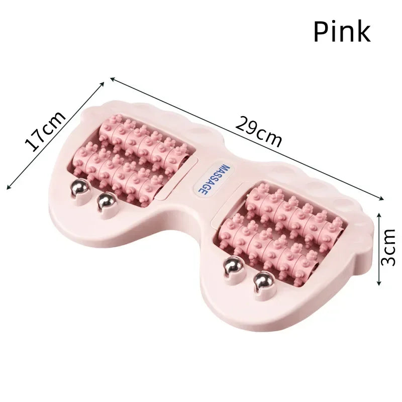 Dual Foot Massager Magnetic Beads Roller Acupoint Relief