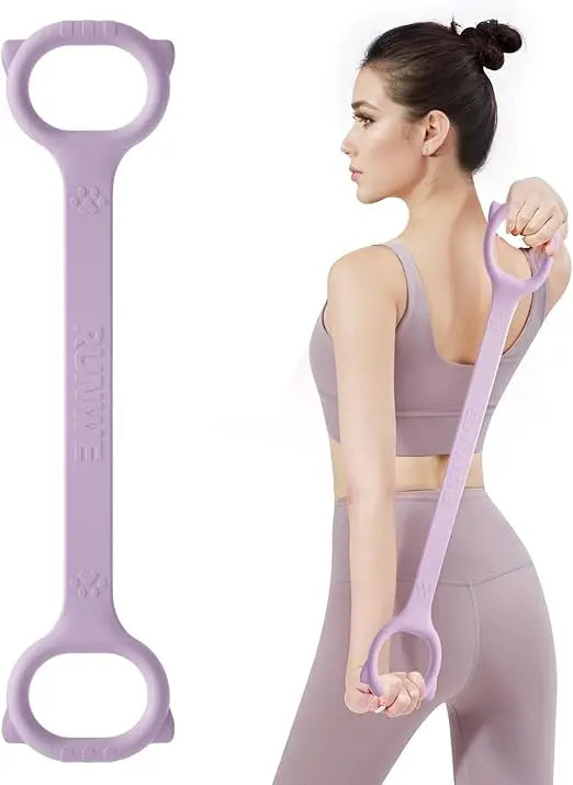 Figure 8 Workout Resistance Band - 3 Elasticities Optional 20 30 40lb, Thicker Durable Arm Back Shoulder Exercise Elastic Rope Y