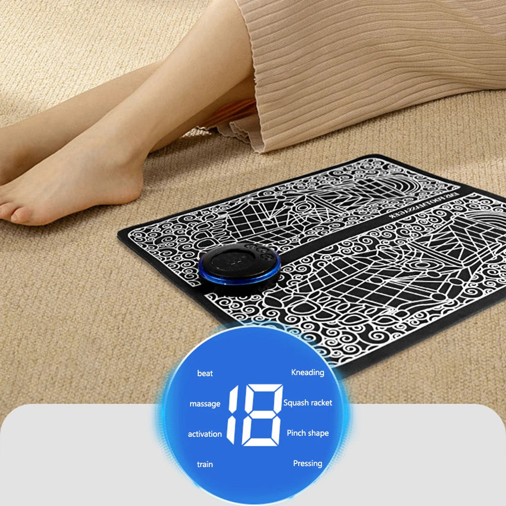 EMS Feet Muscle Stimulator 8 Modes USB Rechargeable
