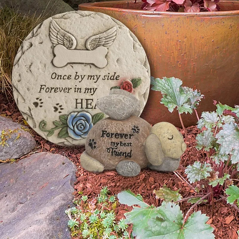 Dog Memorial Gifts for Loss of Dog, 5x3.5Inchs Pet Dog Bereavement Remembrance Sympathy Gift, Dog Angel Statue Passing Away