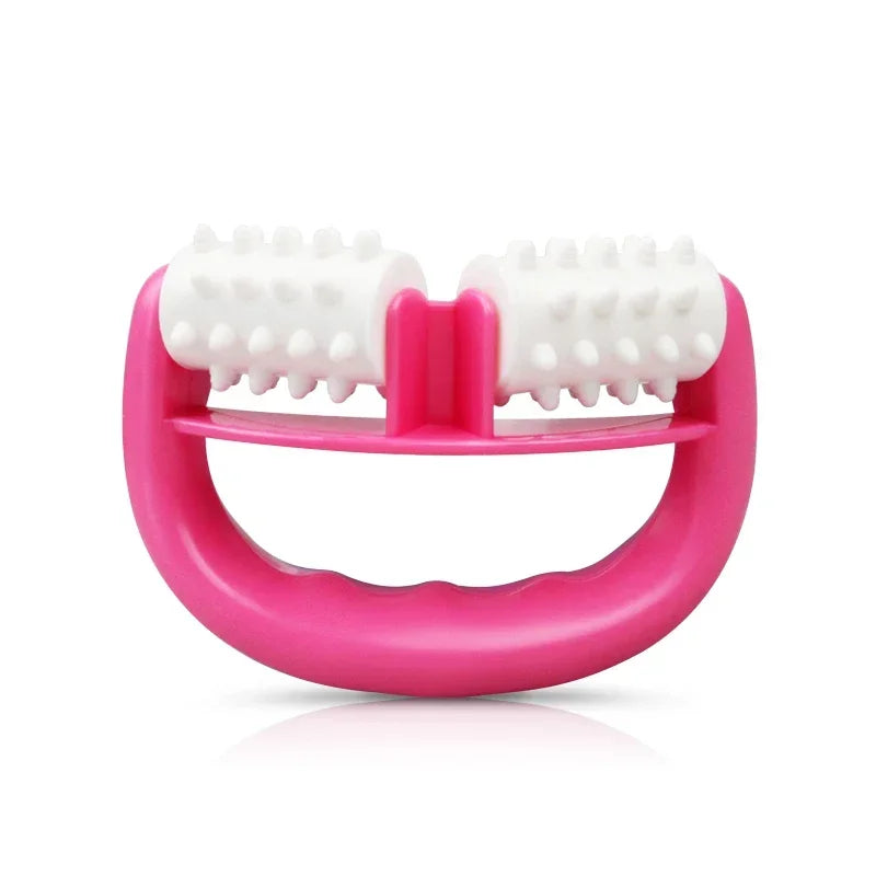 Blue D Type Anti Cellulite Handheld Roller Massager