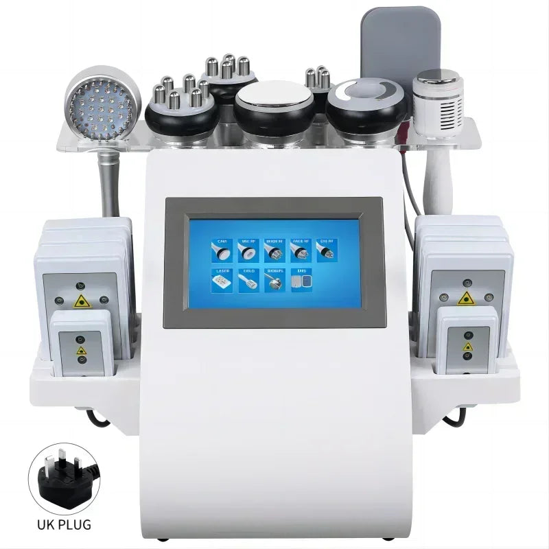 9 In 1 Ultrasonic Cavitation Slimming Machine 40K Multi Polar