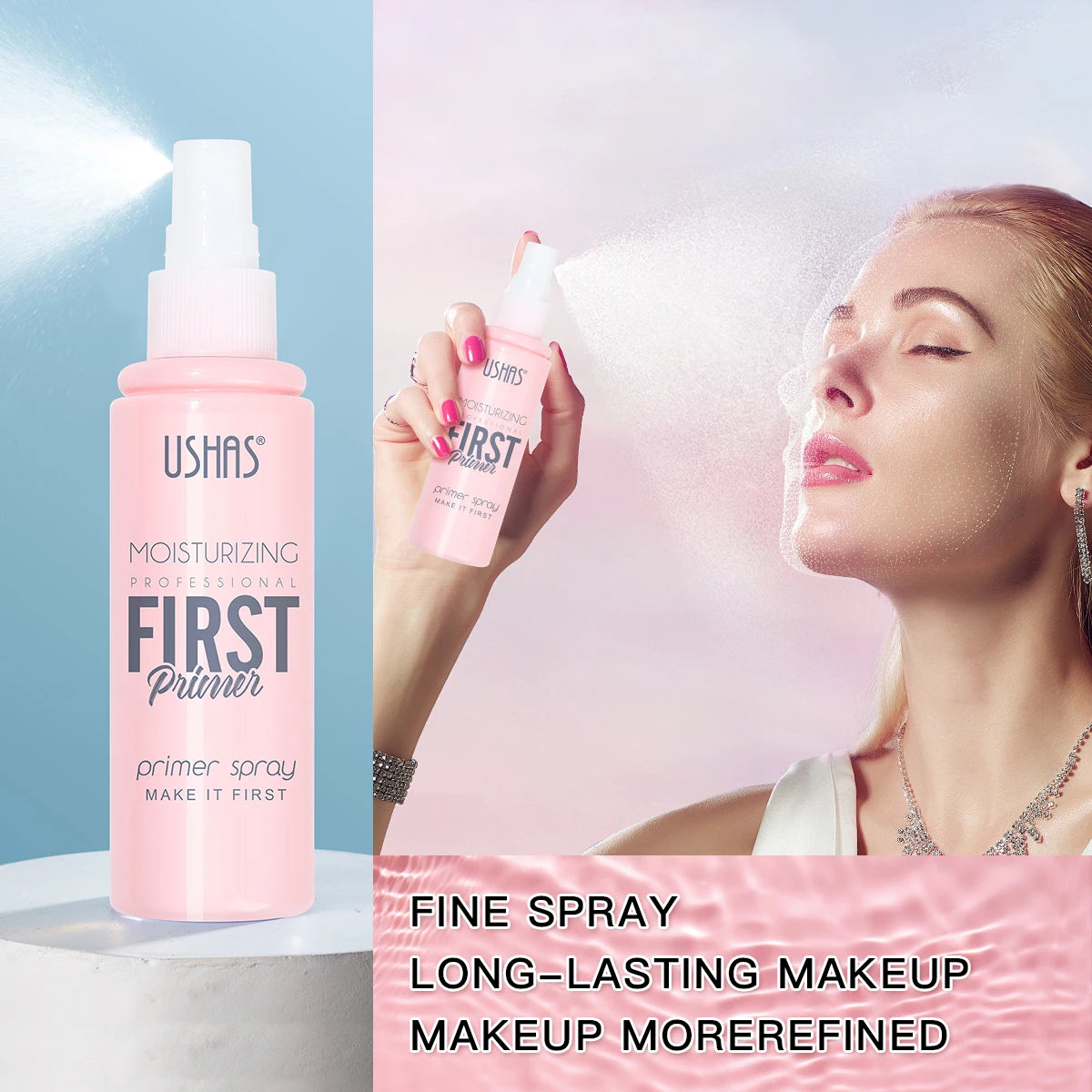 Ushas Quick Setting Spray Foundation Primer Oil Control