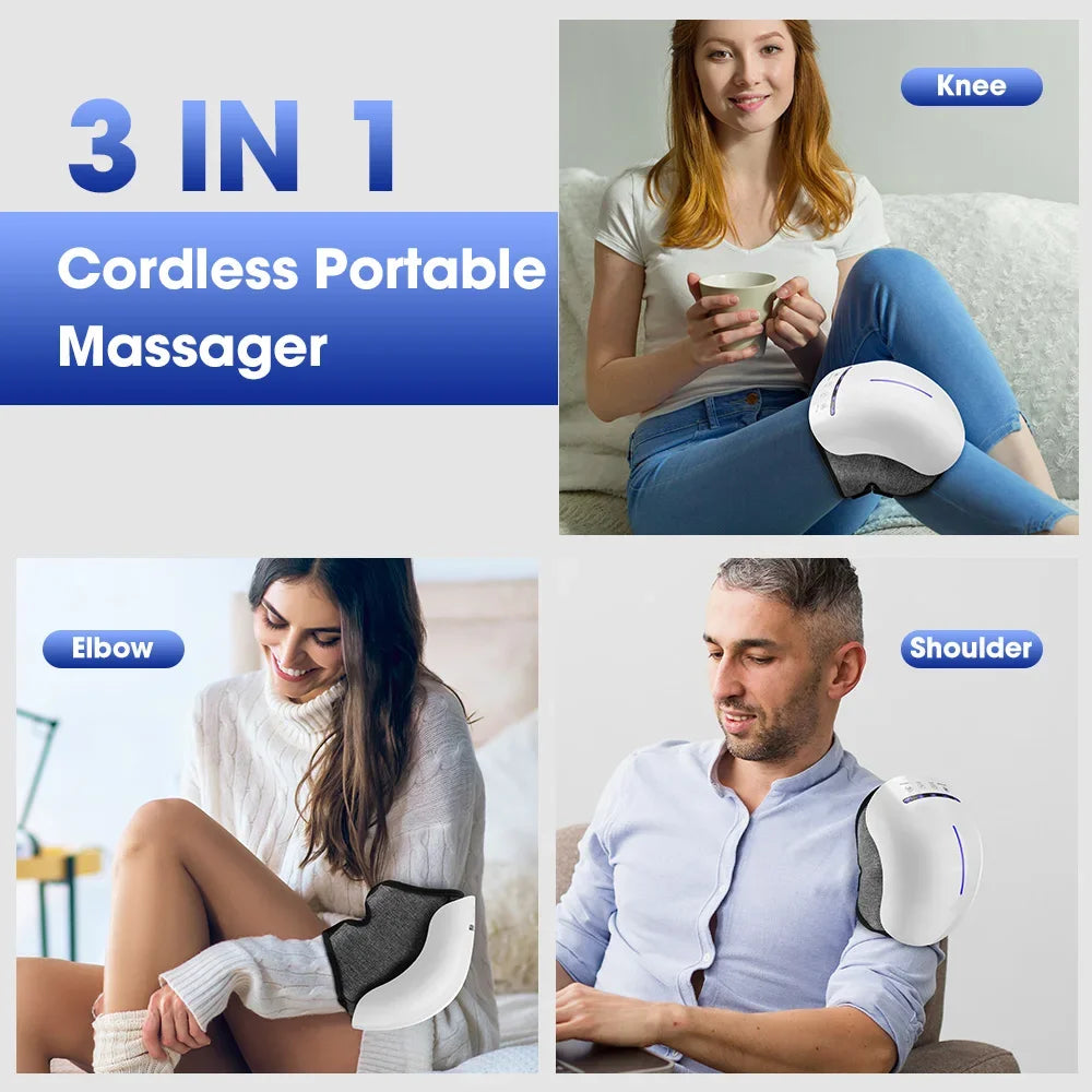 3 In 1 Smart Knee Massager With Vibration And Infrared Heat