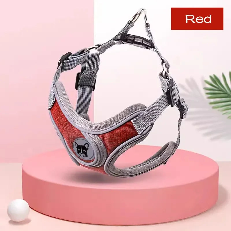 Dog Harness Adjustable Pet Harness Vest For Small Large Dog Cat Reflective Mesh Puppy Cat Chest Strap Dog Accessories