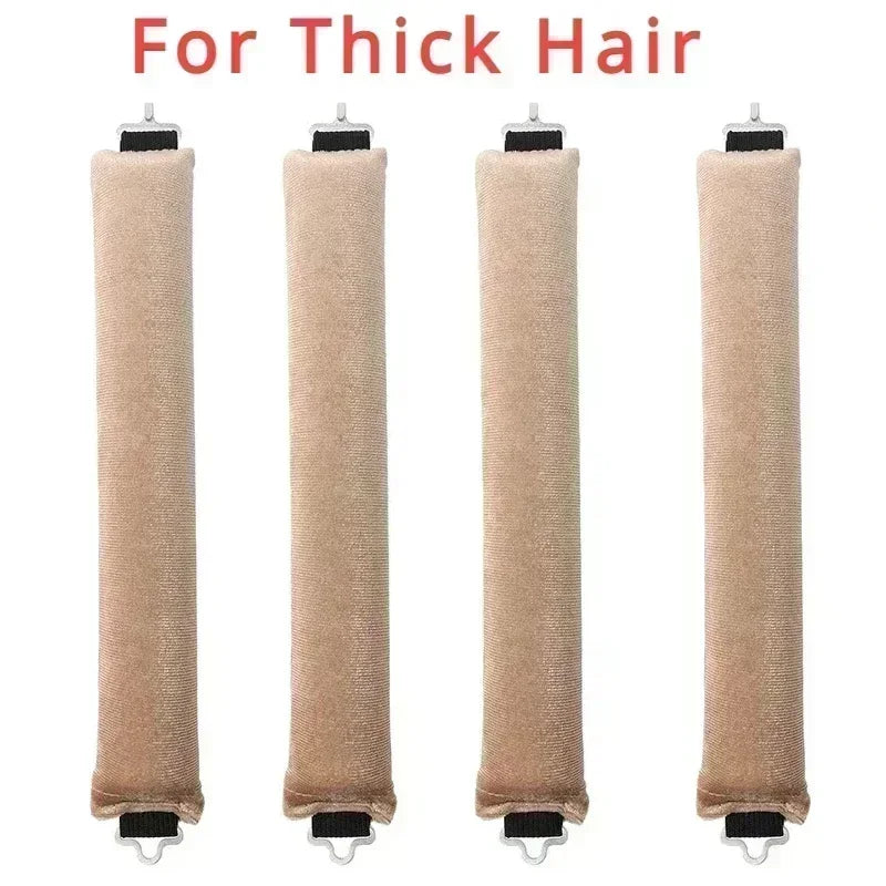 Heatless Hair Curlers No Heat Sleep Headband Soft Rods Hook