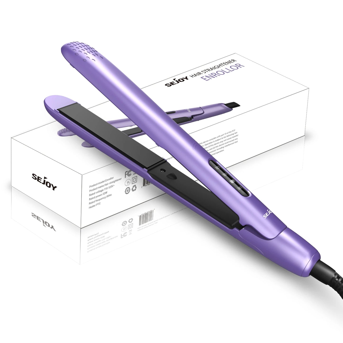 Sejoy 110V 220V Professional Hair Curling Iron Straightener