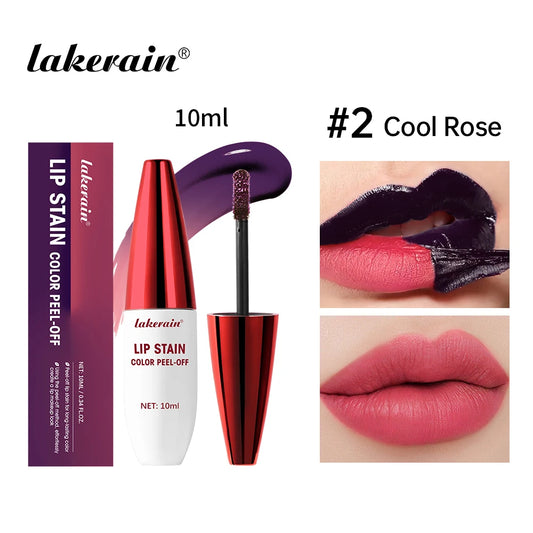 Peel Off Lip Gloss Matte Natural Mist Lip Tinted Waterproof Long Lasting Lipstick Woman Makeup Tear Contour Stain Cosmetic