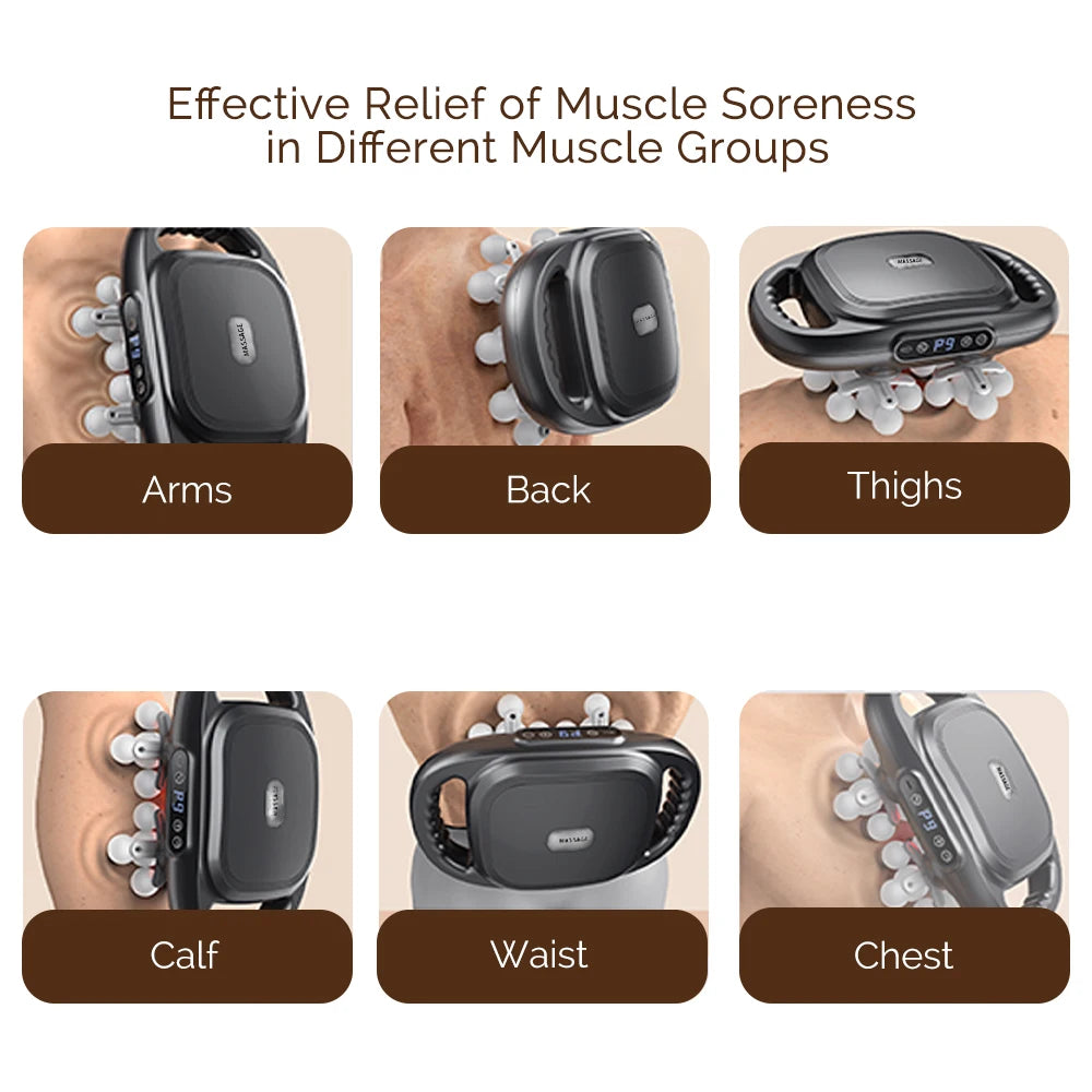 22 Head Fascia Gun Massage High Frequency Muscle Massager