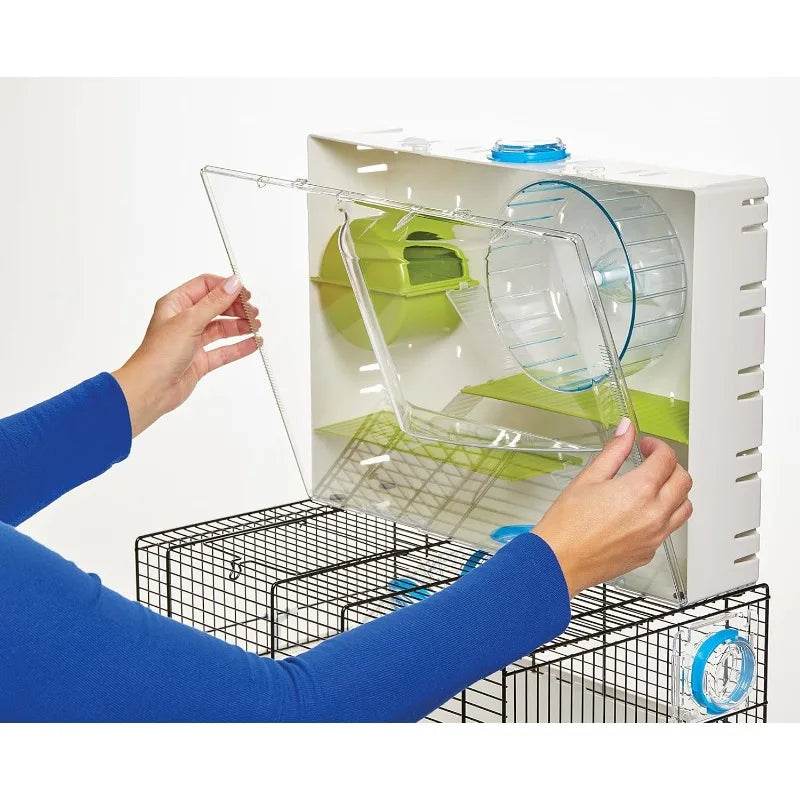 Hamster Arcade Cage White Awesome Multi Level Home 18 Inch