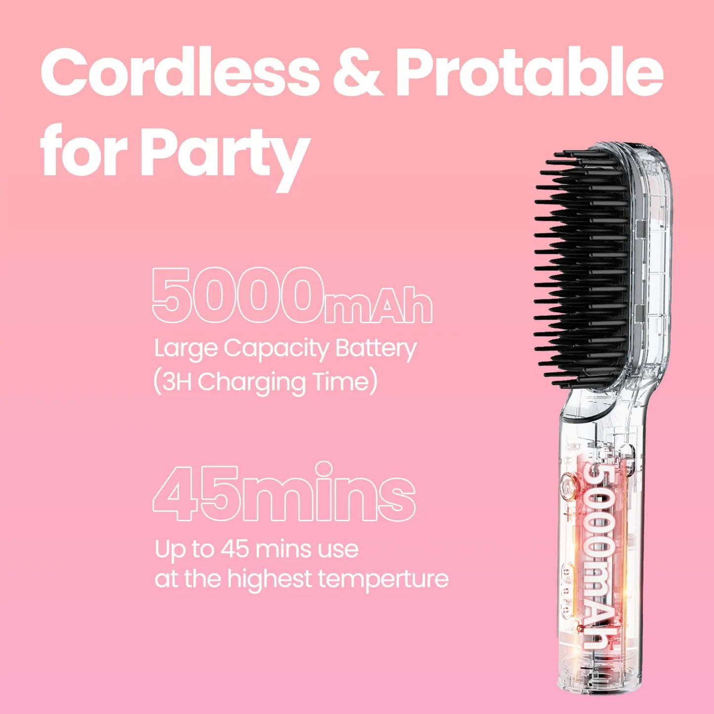 Kipozi Negative Ion 3 In 1 Hair Dryer Brush Styler Pro