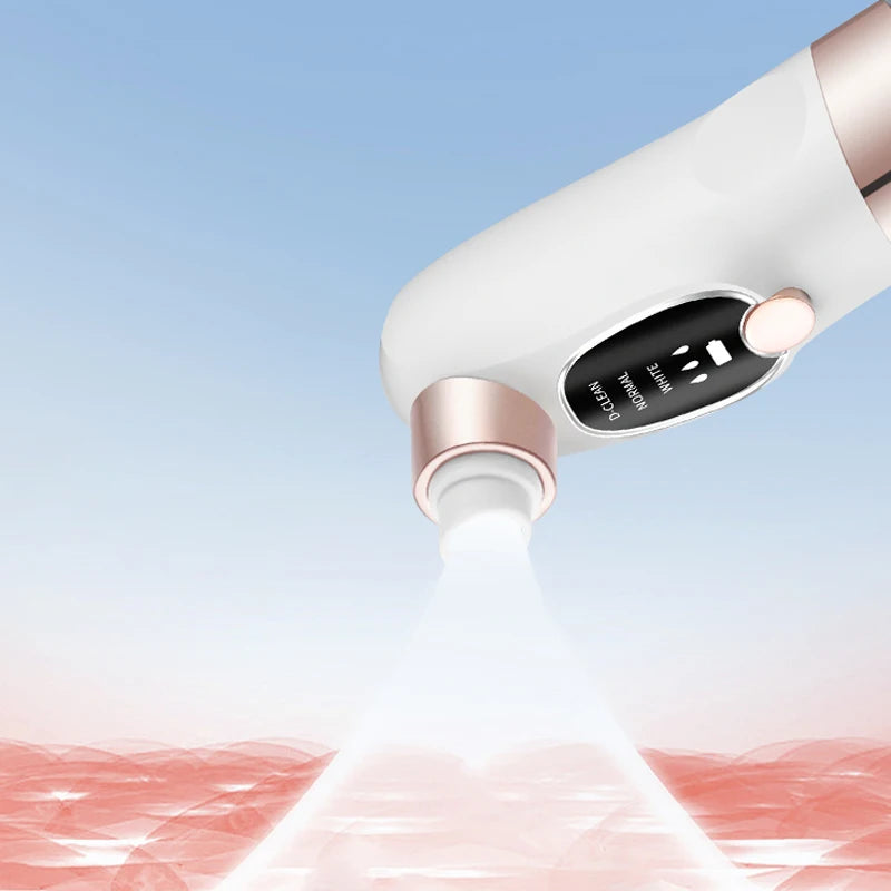 USB charging blackhead cleaning and beauty device - portable facial pore cleaner with 5 probes for gentle and safe cleaning