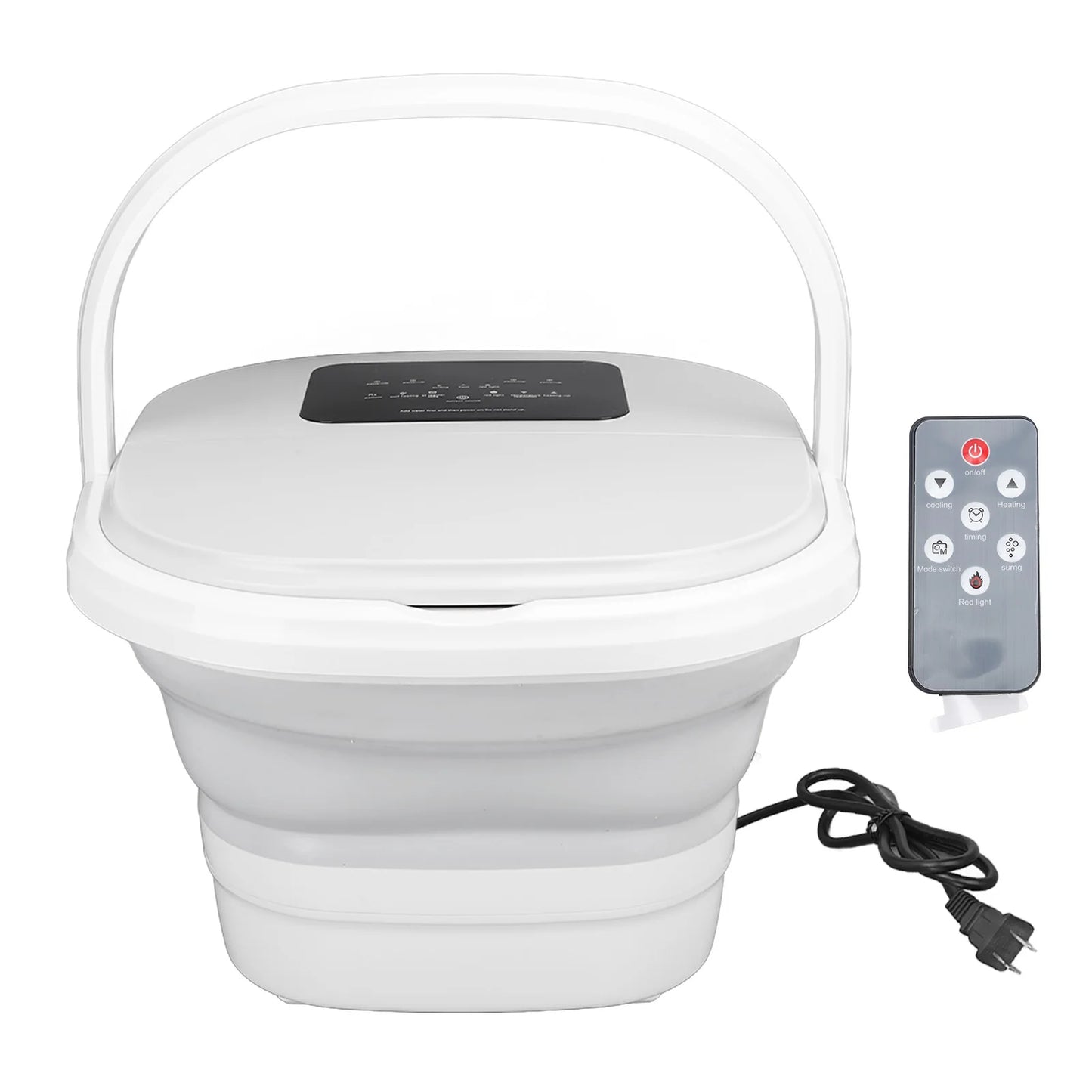 Foot Soak Tub Foldable 420W Massager Spa Soaker 8 Rollers