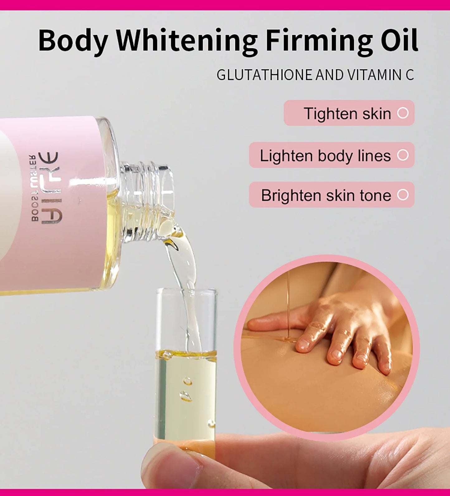 AILKE Glutathione & Vitamin C Kit,With Whitening Lotion,Moisturizing Cream,Lightening Soap, Spa Oil,Glowing Body Cream,Gift Set