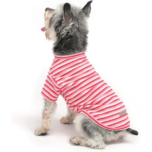 Cotton Breathable Dog Shirt For Small And Medium Dogs Indoor Winter Wear