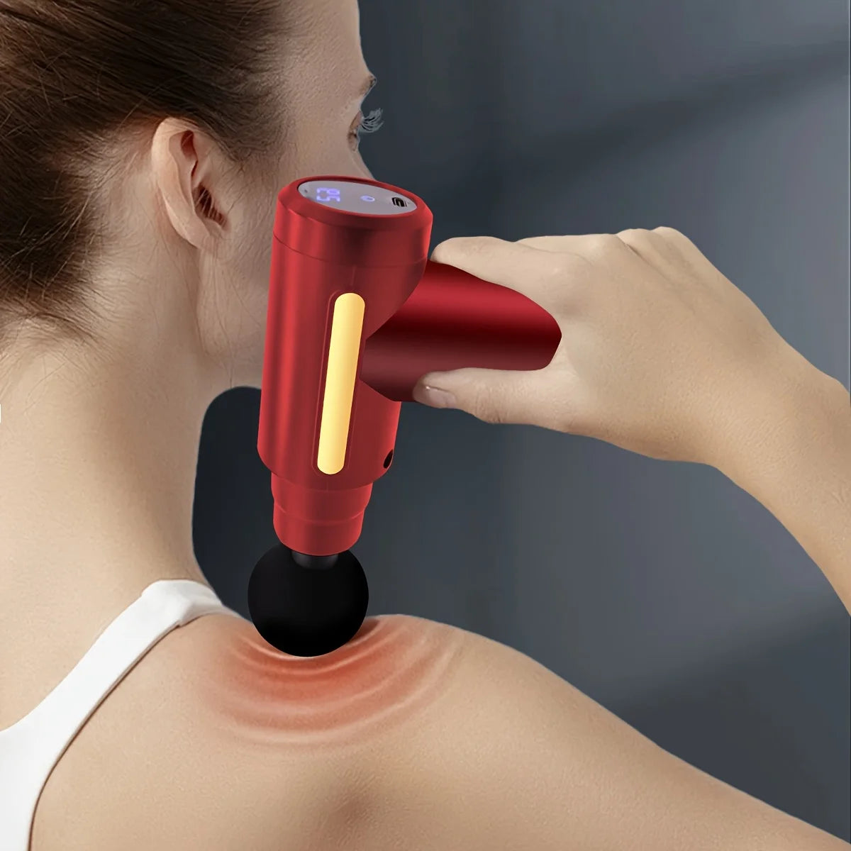 Portable Digital Fascia Gun Massager With LED Display