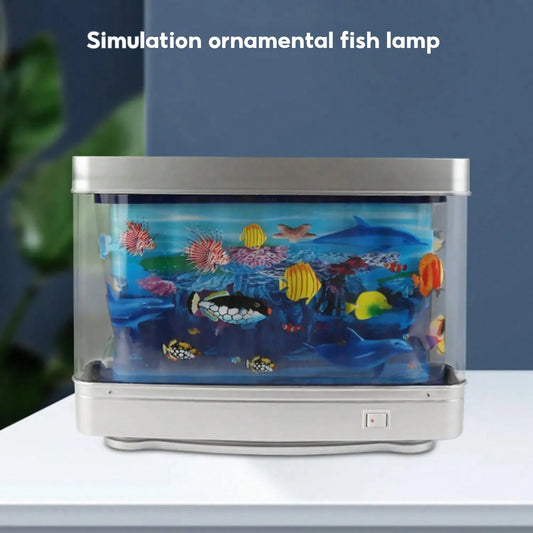 Artificial Aquarium Moving Fish Lamp Decorative Ocean