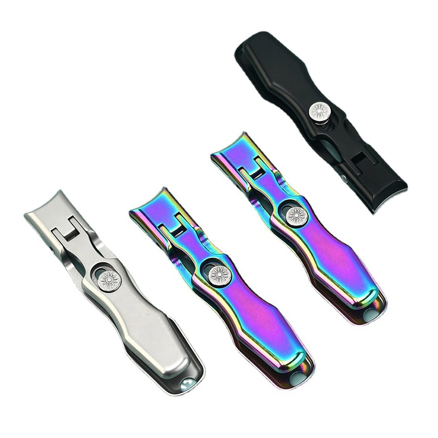 Nail Clippers Stainless Steel Professional Wide Jaw Opening Fingernail Cutters Nail Clippers