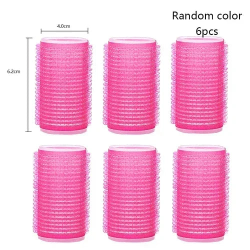 Heatless Hair Rollers Self Grip Hook Curlers Jumbo Set