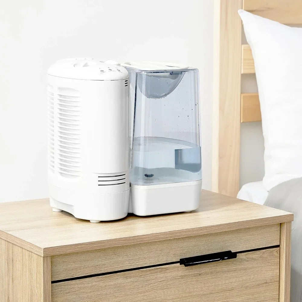 U-32010 3.0 Gallon Warm Mist Humidifier with Wicking Vapor System, White