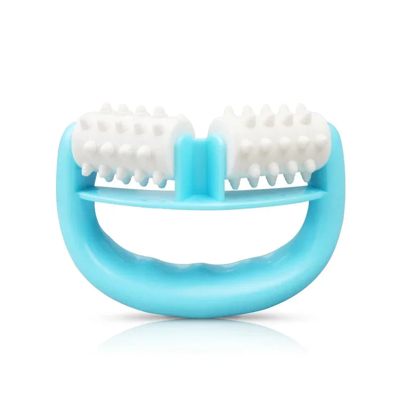 Blue D Type Anti Cellulite Handheld Roller Massager