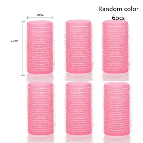 Heatless Hair Rollers Self Grip Hook Curlers Jumbo Set