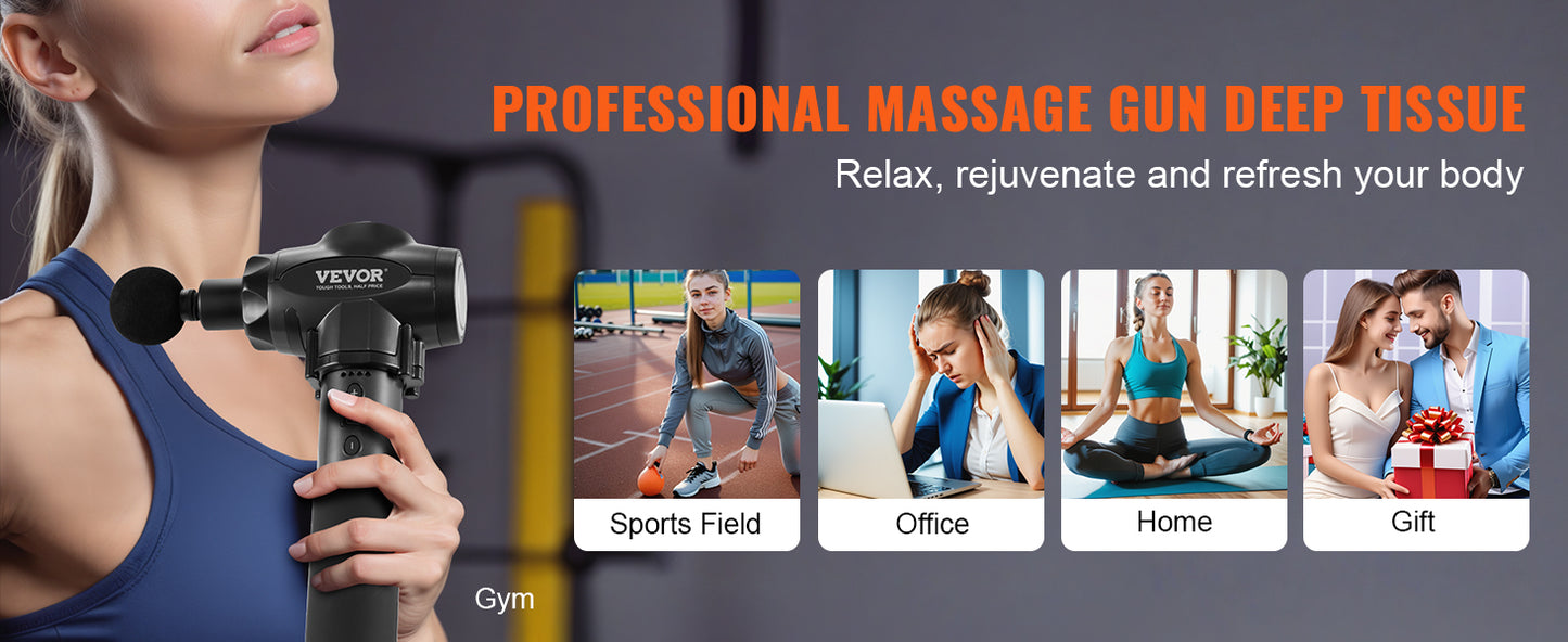 SucceBuy Massage Gun Deep Tissue Percussion Massager